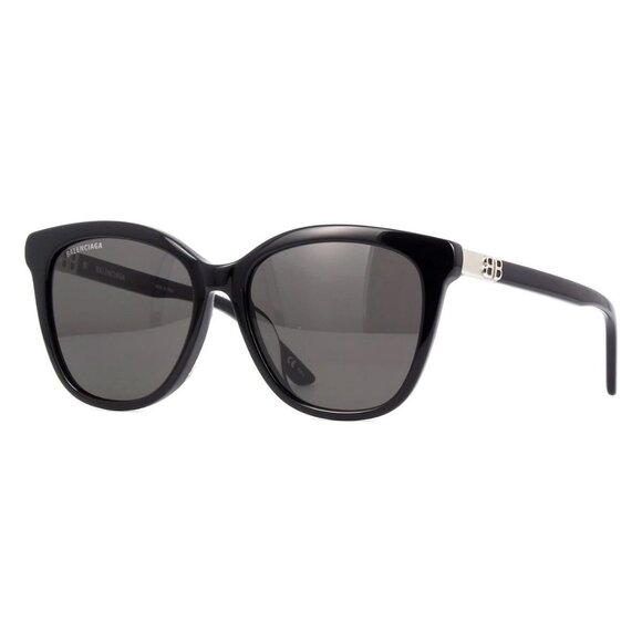 New BALENCIAGA Black Rimless Square BB0183SA 001 Sunglasses Women - Picture 1 of 4